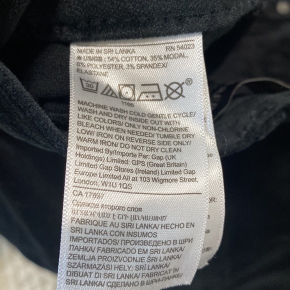 Women’s Black Velvet Banana Republic Skinny Jeans Sz 27 - Picture 4 of 5